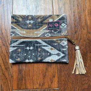 Small Printed Makeup Junkie Bag